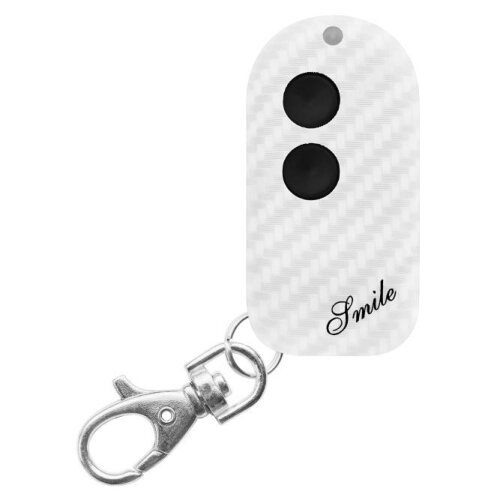 Smile CC - dvoukanálový kopírovací dálkový ovladač s grafitovou úpravou pro kopírování fixního kódu 433,92 Mhz